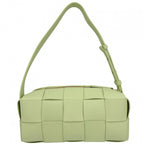 Bottega Veneta Small Brick Cassette Maxi Intrecciato Shoulder Bag Leather Light — view 2