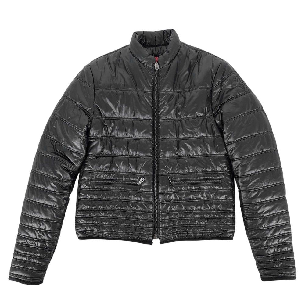 Chanel Jacket Reversible Down Color Quilted CC Logo 36 Black Pink Gunmetal