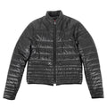 Chanel Jacket Reversible Down Color Quilted CC Logo 36 Black Pink Gunmetal
