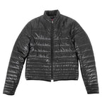 Chanel Jacket Reversible Down Color Quilted CC Logo 36 Black Pink Gunmetal