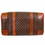 Celine Boston Bag Leather Brown Gold — view 4