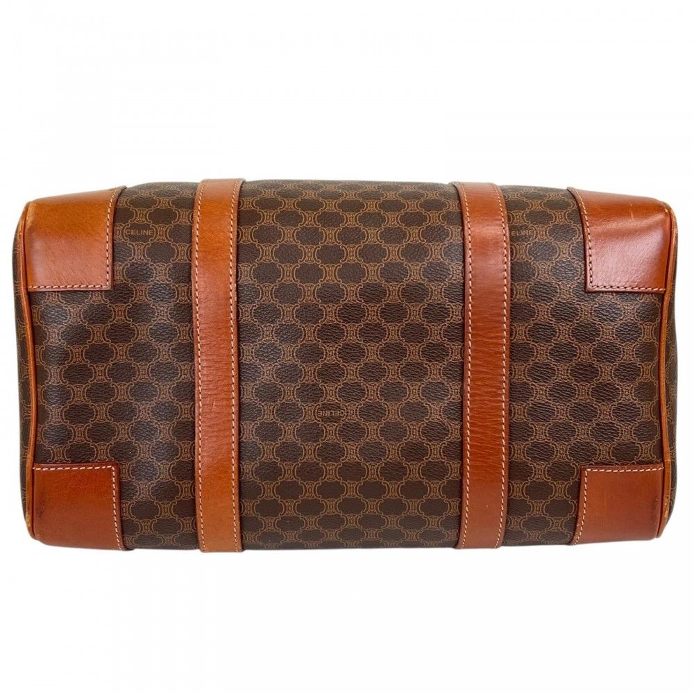Celine Boston Bag Leather Brown Gold — view 4