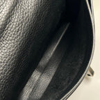 Hermes Handbag Sac a Depeches 27 Leather Black Silver — view 6
