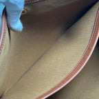 Celine Tote Bag Triomphe Leather Brown Gold — view 6