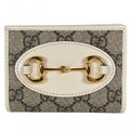 Gucci Bifold Wallet GG Canvas Brown Gold