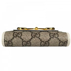 Gucci Bifold Wallet GG Canvas Brown Gold — view 4