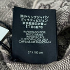 Gucci Scarf Sherry Line Wool Silk Brown — view 5