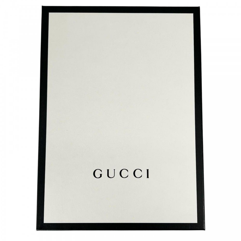 Gucci Scarf Sherry Line Wool Silk Brown — view 8
