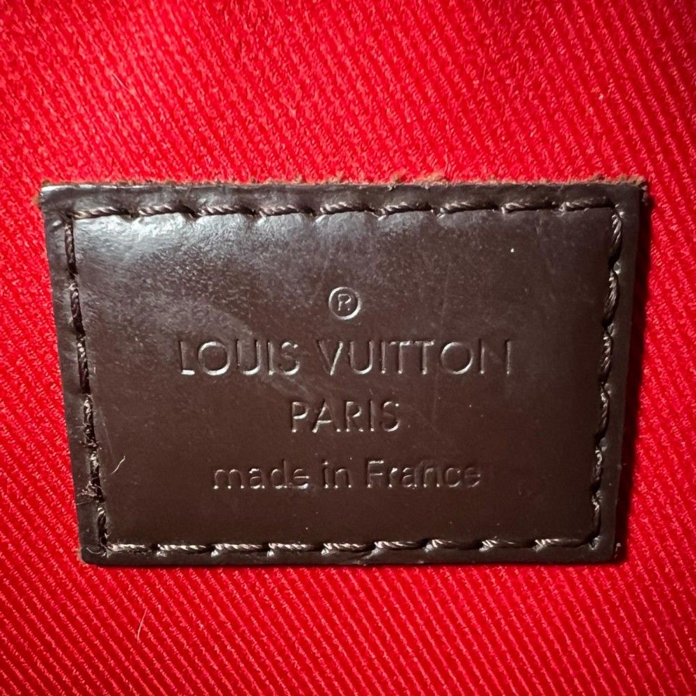 Louis Vuitton Shoulder Bag South Bank Damier Canvas Brown Gold — view 7