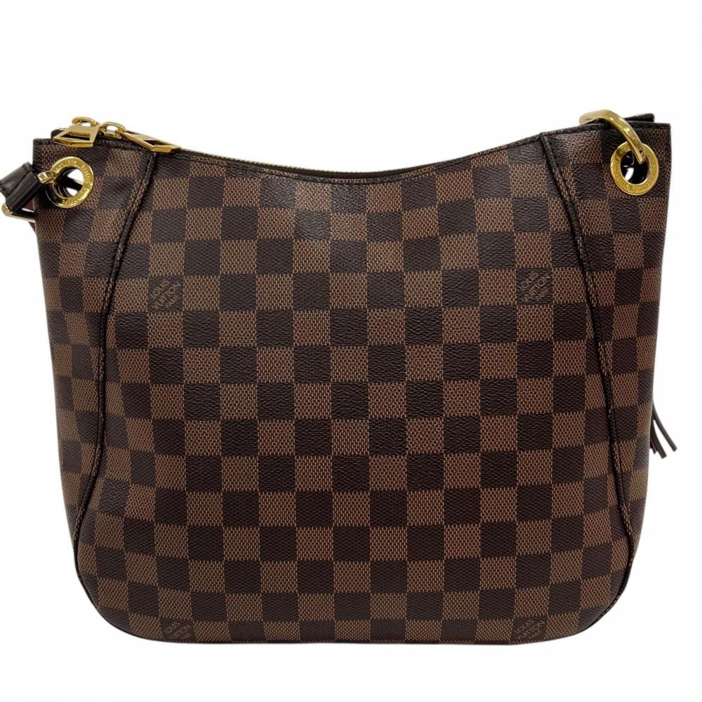 Louis Vuitton Shoulder Bag South Bank Damier Canvas Brown Gold — view 2