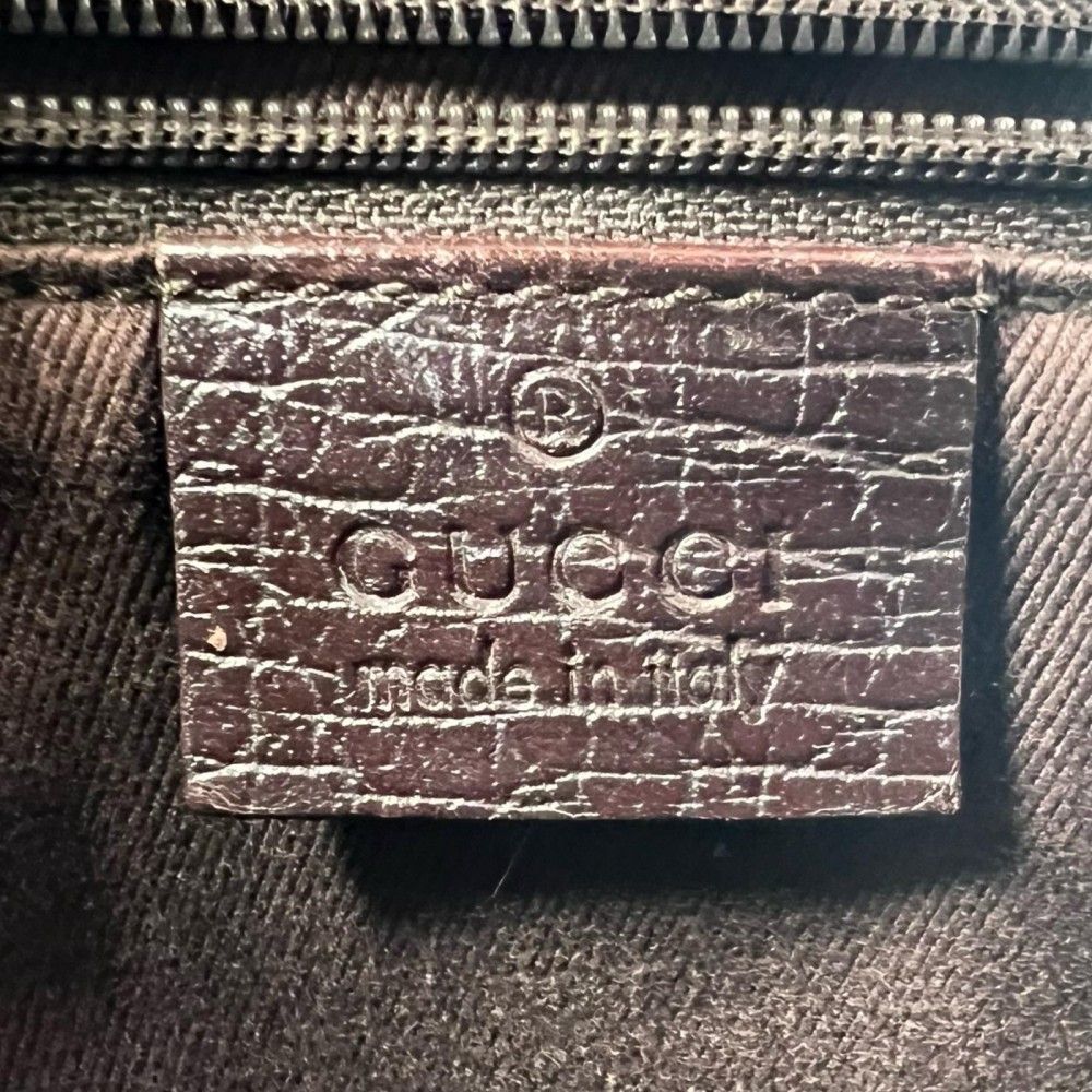 Gucci Handbag GG Canvas Brown Gold — view 7