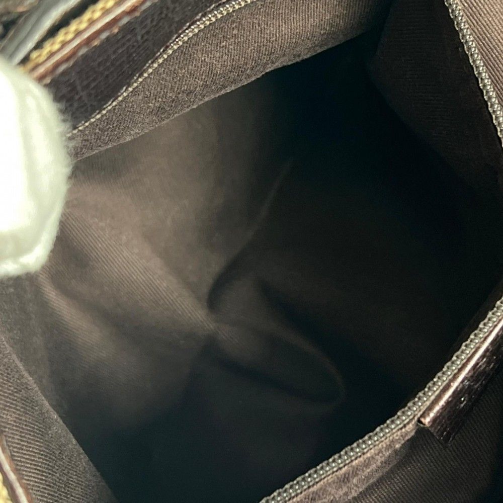 Gucci Handbag GG Canvas Brown Gold — view 6