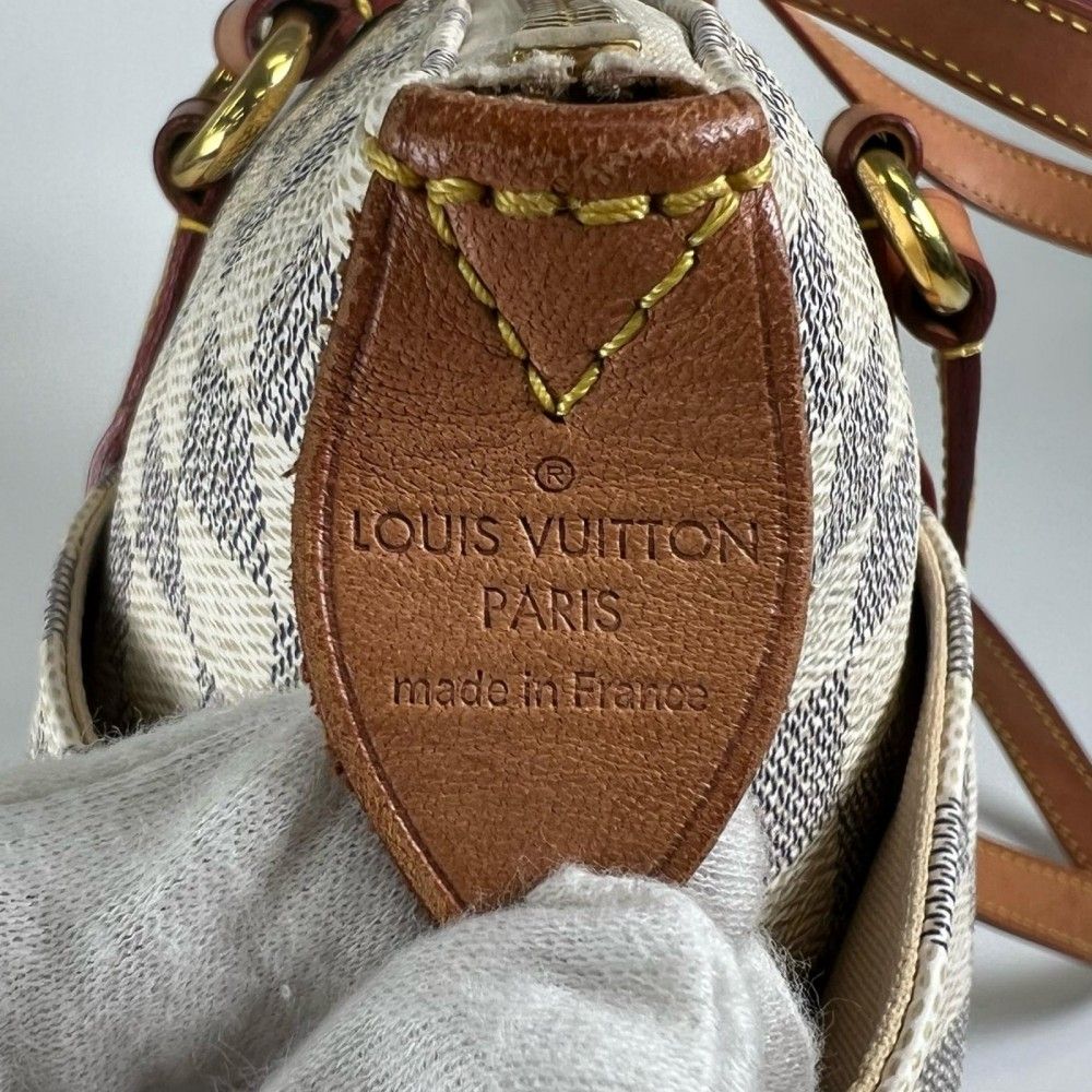 Louis Vuitton Tote Bag Totally PM Damier Azur Canvas Ivory Gold — view 6