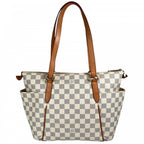 Louis Vuitton Tote Bag Totally PM Damier Azur Canvas Ivory Gold