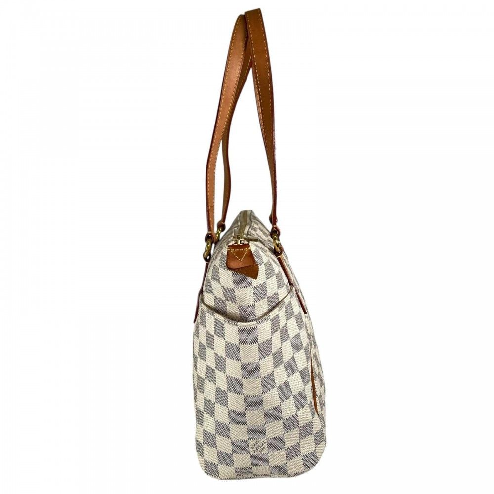 Louis Vuitton Tote Bag Totally PM Damier Azur Canvas Ivory Gold — view 3