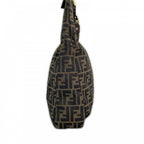 Fendi Shoulder Bag Zucca Canvas Brown Gold — view 3
