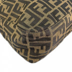 Fendi Shoulder Bag Zucca Canvas Brown Gold — view 7
