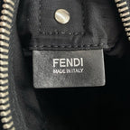Fendi Shoulder Bag Nylon Black Silver — view 7
