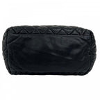 Chanel Handbag Coco Cocoon Leather Black Silver — view 4