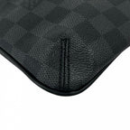 Louis Vuitton Shoulder Bag Thomas Damier Graphite Canvas Black Silver — view 7