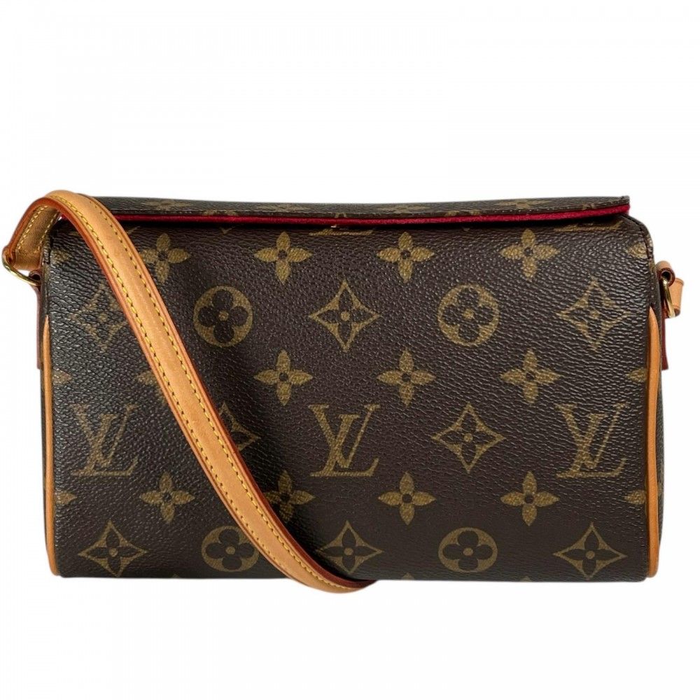 Louis Vuitton Handbag Recital Monogram Canvas Brown Gold