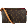 Louis Vuitton Handbag Recital Monogram Canvas Brown Gold