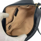 Gucci Shoulder Bag GG Marmont Leather Black Gold — view 4