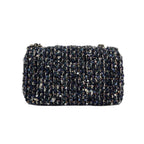 Chanel Shoulder Bag Tweed Mini Quilted
