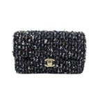 Chanel Shoulder Bag Tweed Mini Quilted