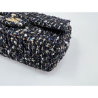 Chanel Shoulder Bag Tweed Mini Quilted