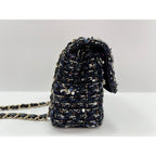 Chanel Shoulder Bag Tweed Mini Quilted
