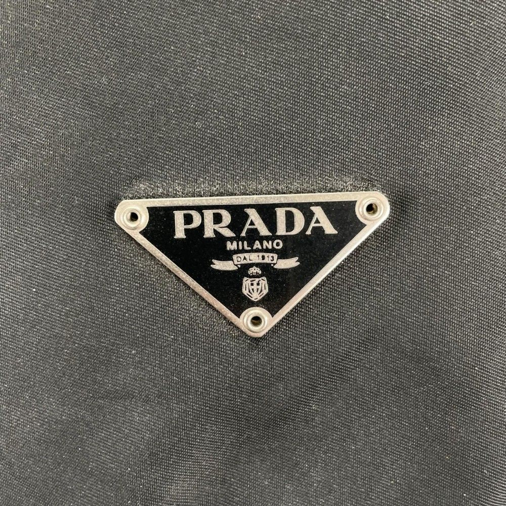 Prada Shoulder Bag Nylon Black Silver — view 5