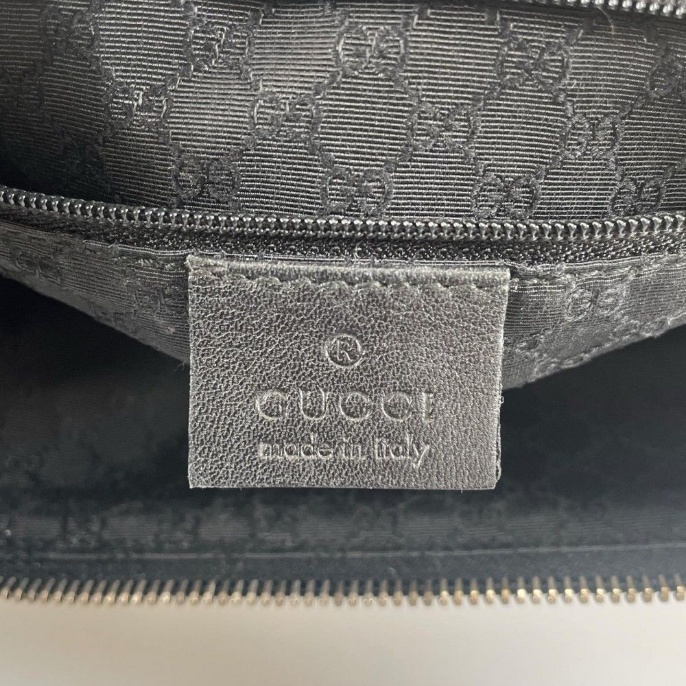 Gucci Handbag 001 Leather Black Silver — view 6