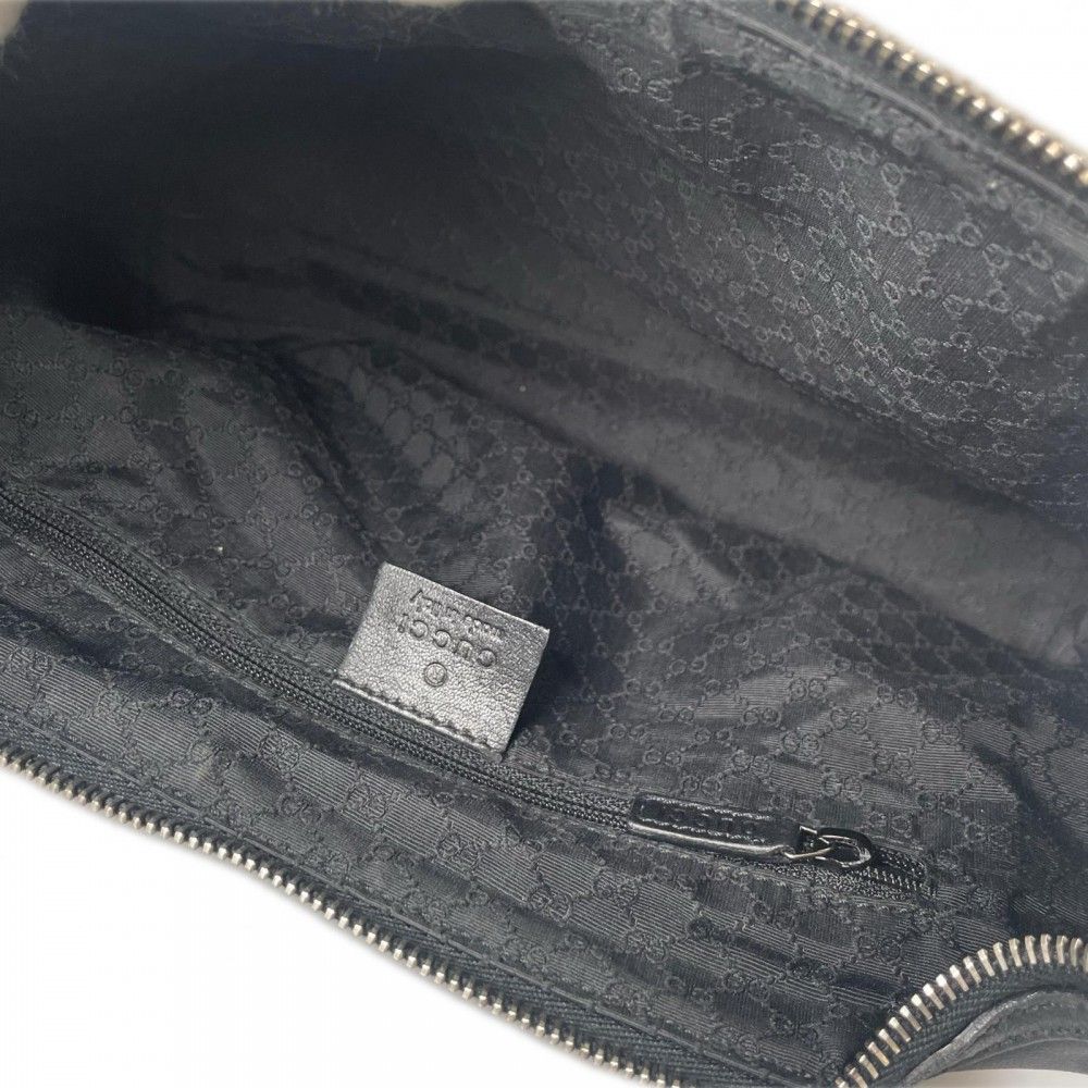 Gucci Handbag 001 Leather Black Silver — view 7