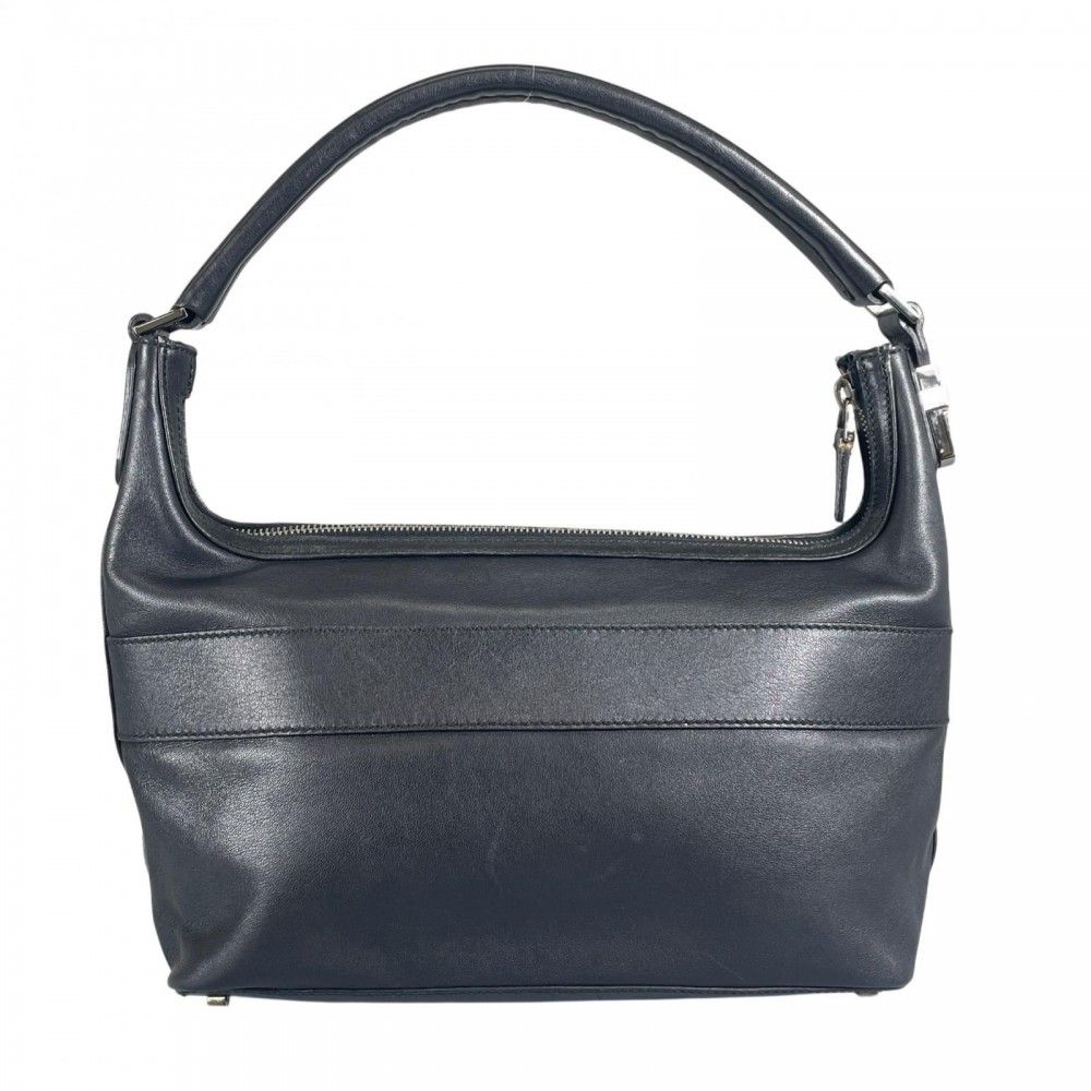 Gucci Handbag 001 Leather Black Silver — view 2