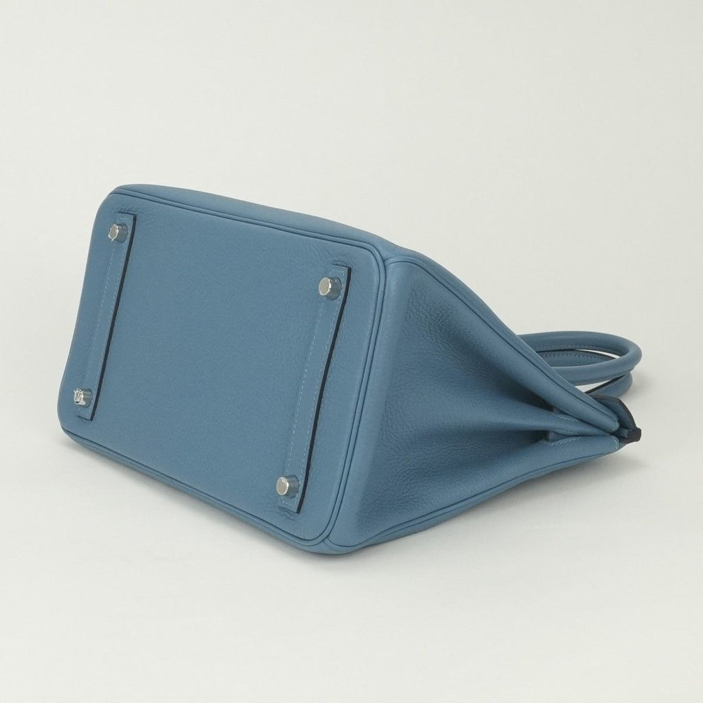 Hermes Birkin 30 Tote Togo Blue Paradise Blueparadise Silver — view 5