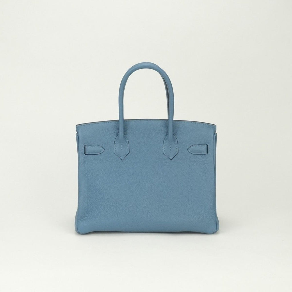 Hermes Birkin 30 Tote Togo Blue Paradise Blueparadise Silver — view 3