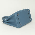 Hermes Birkin 30 Tote Togo Blue Paradise Blueparadise Silver — view 6