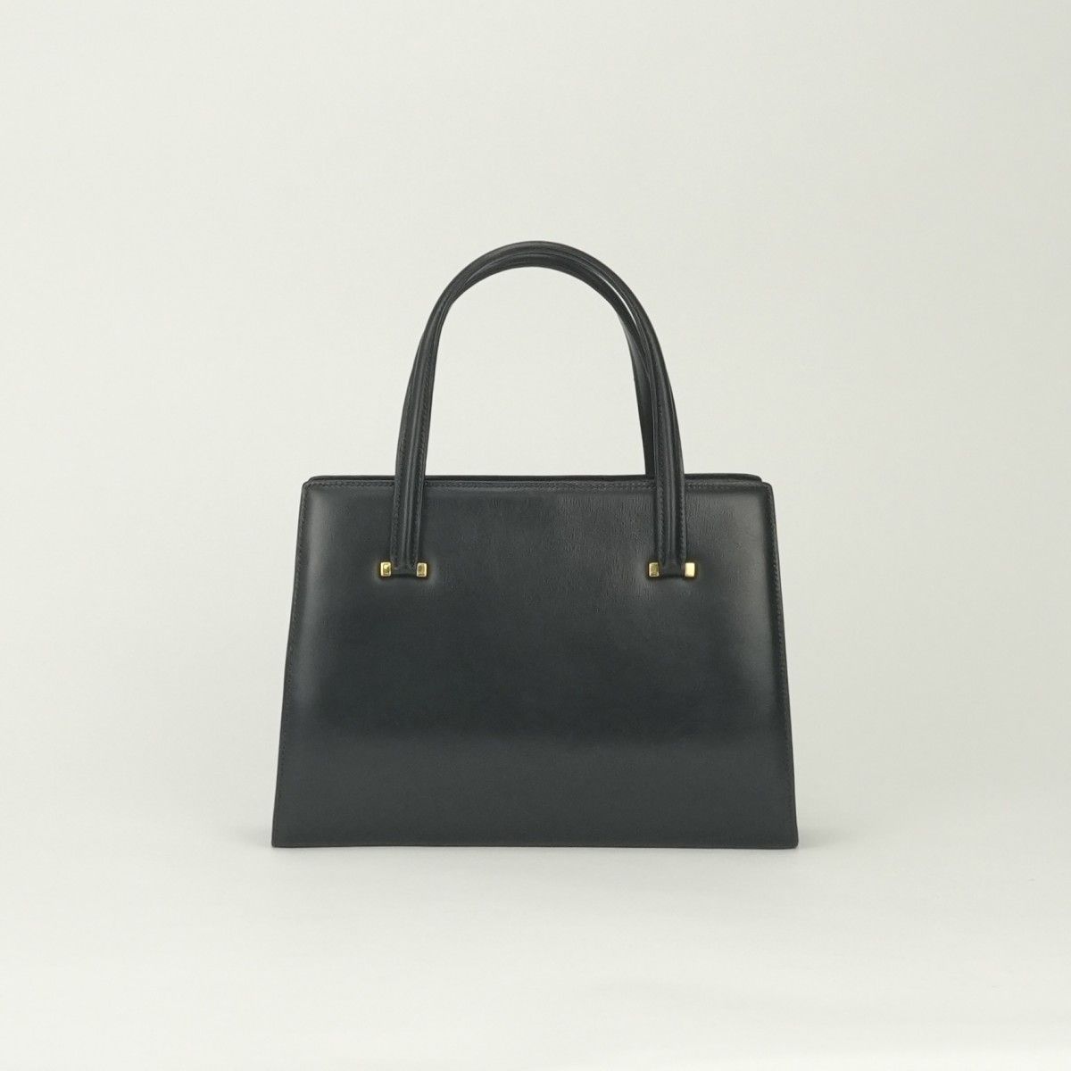 Hermes Pullman Tote Box Calf Noir Black Gold Handbag