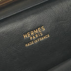 Hermes Pullman Tote Box Calf Noir Black Gold Handbag