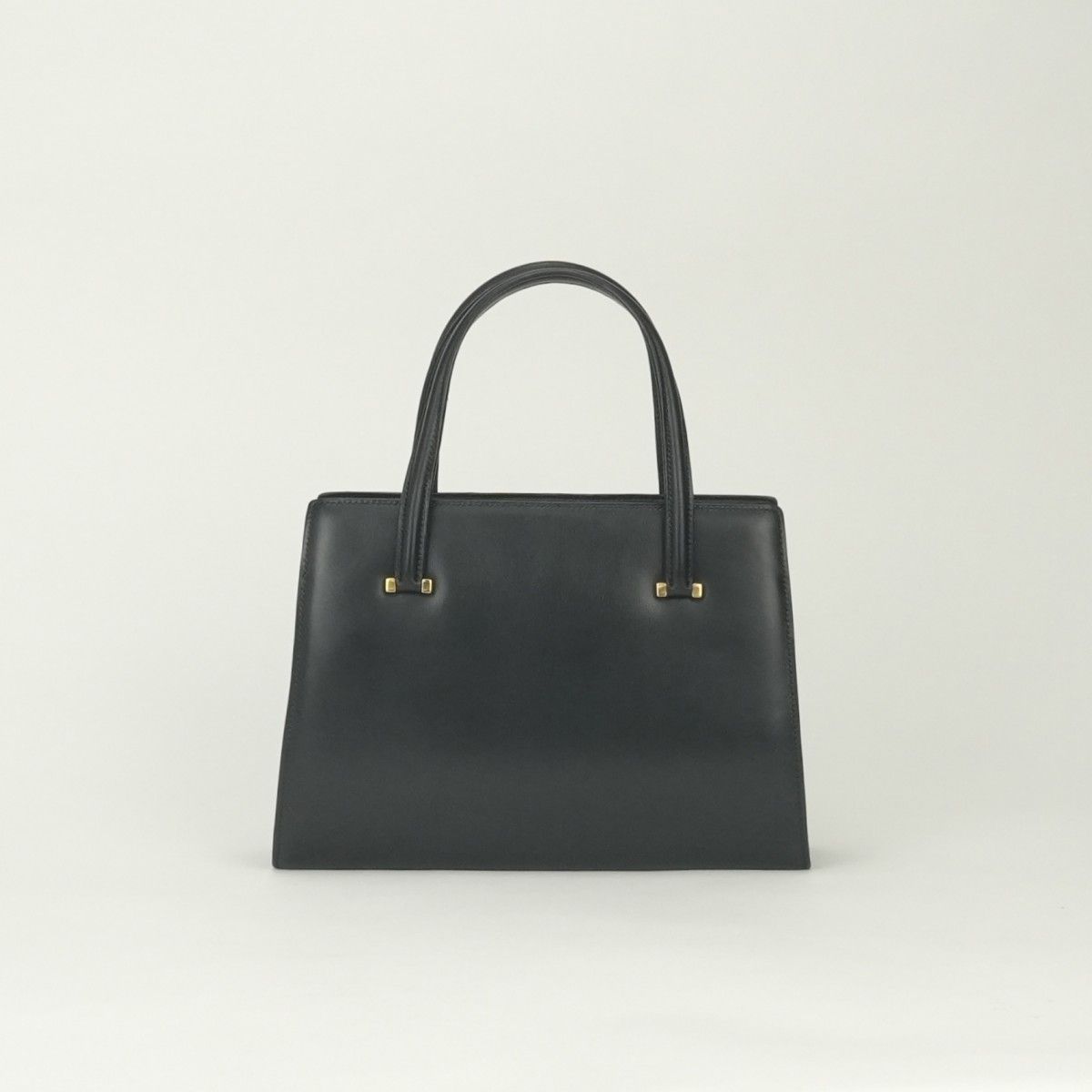 Hermes Pullman Tote Box Calf Noir Black Gold Handbag