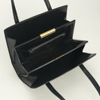 Hermes Pullman Tote Box Calf Noir Black Gold Handbag