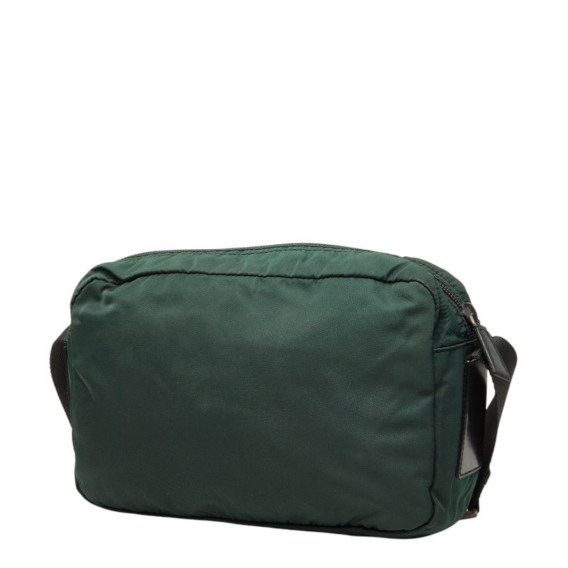 Prada Shoulder Bag Green Black Gray Nylon
