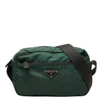 Prada Shoulder Bag Green Black Gray Nylon