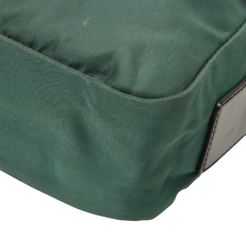 Prada Shoulder Bag Green Black Gray Nylon