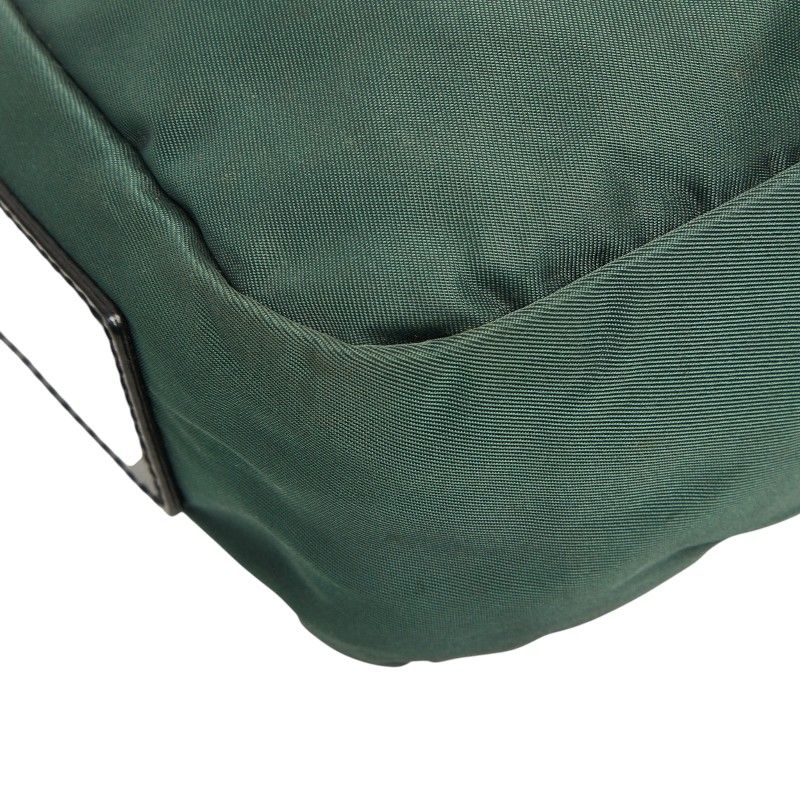 Prada Shoulder Bag Green Black Gray Nylon