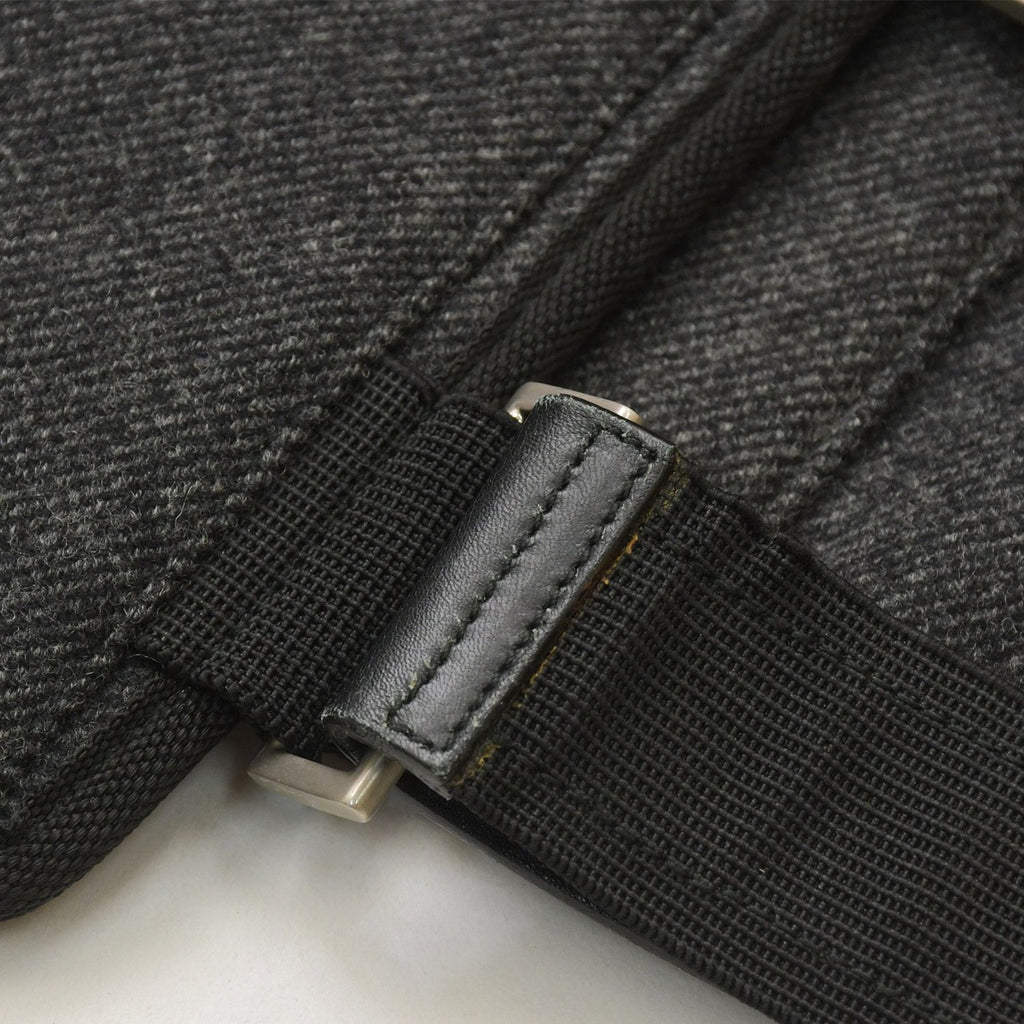 Prada Belt Bag Harness Triangle Logo Gray Black Silver — view 4