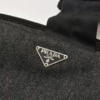 Prada Belt Bag Harness Triangle Logo Gray Black Silver — view 3