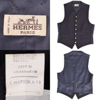 Hermes Vintage Vest Gilet Cashmere Silk — view 6