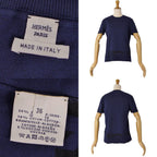 Hermes Knit Sweater Short Sleeve Silk — view 7